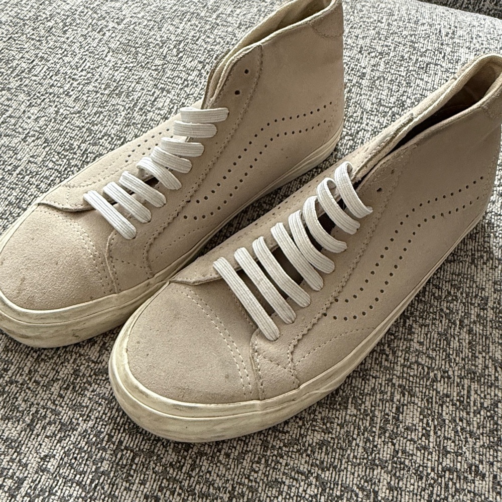 Vans Beige High-Top Sneakers